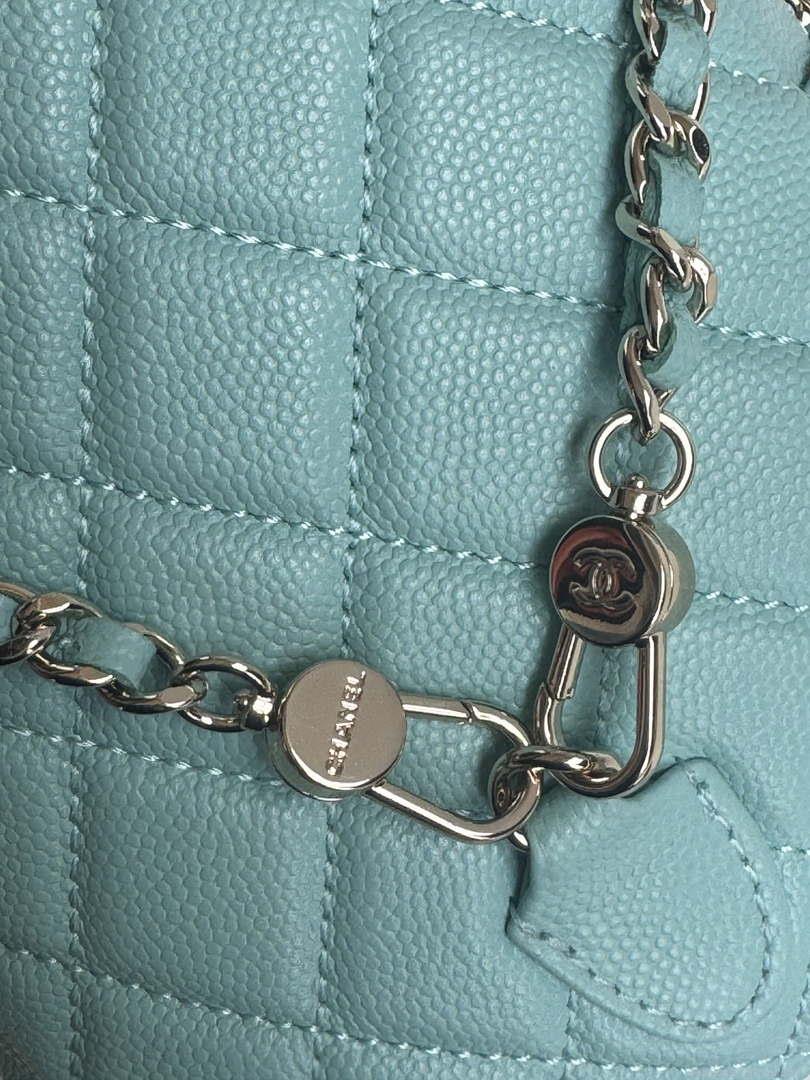 Chanel Ap3753 CLASSIC MINI Backpack Calfskin Lake Blue