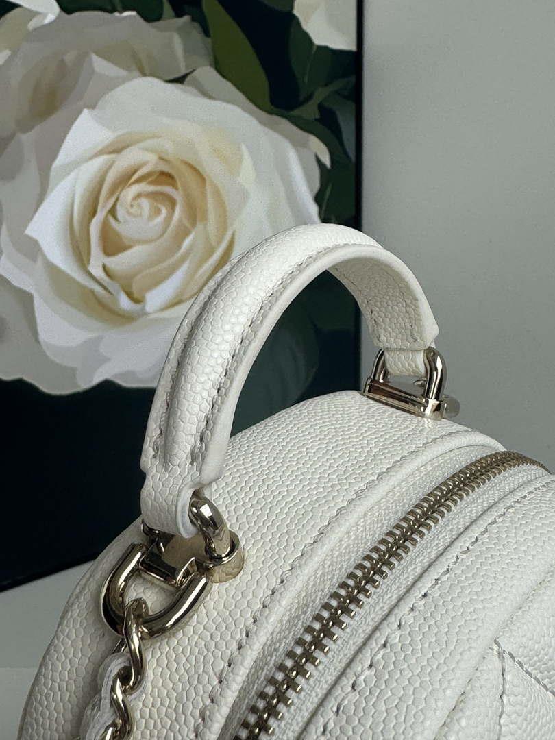 Chanel Ap3753 CLASSIC MINI Backpack Calfskin White
