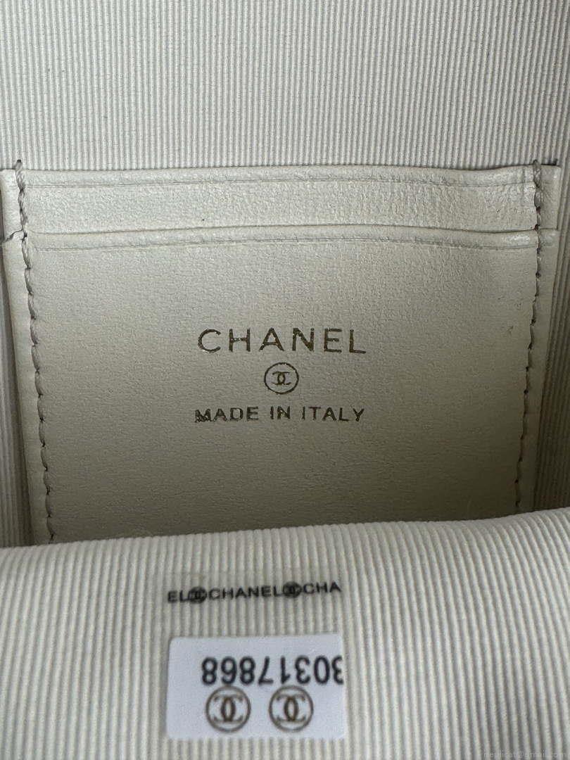 Chanel Ap3753 CLASSIC MINI Backpack Calfskin White