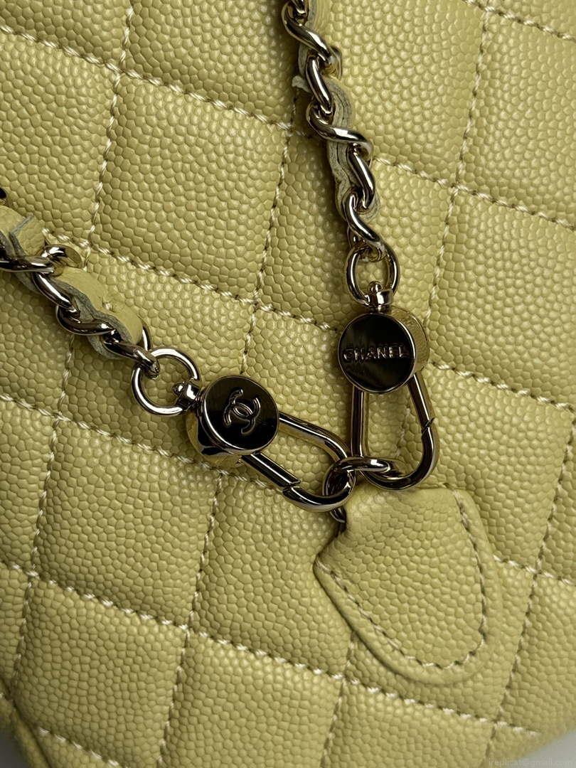 Chanel Ap3753 CLASSIC MINI Backpack Calfskin Yellow