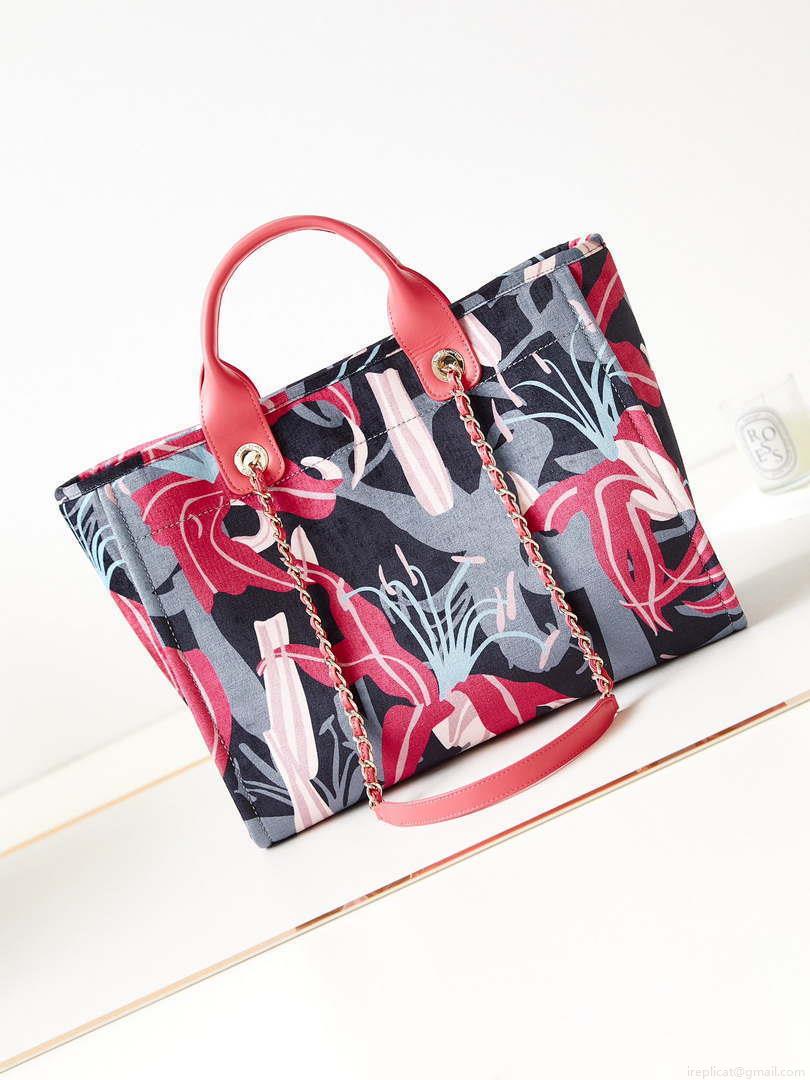 Chanel AS3257 Small Shopping Bag Mixed Fibers Calfskin & Gold-Tone Metal CC8011