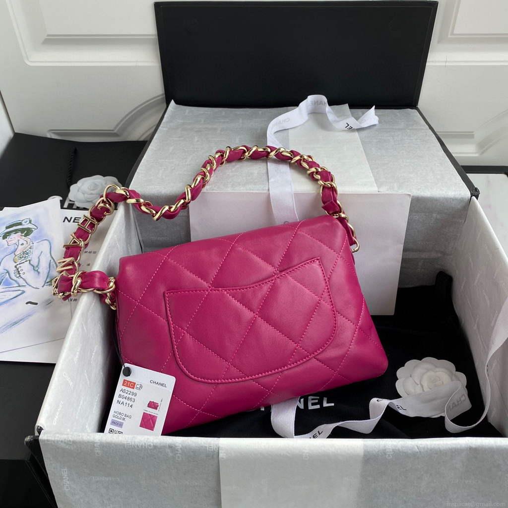 Chanel AS2299 Flap Bag Shoulder Purple
