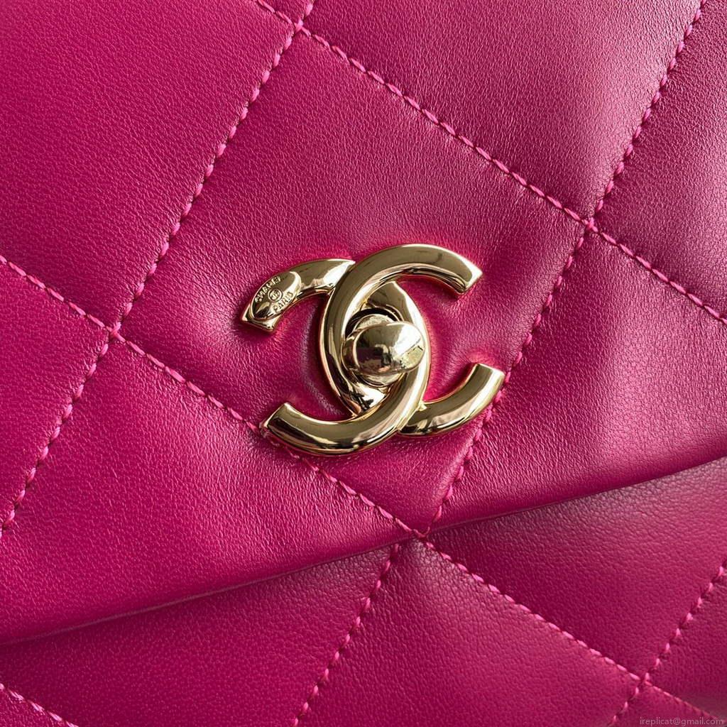 Chanel AS2299 Flap Bag Shoulder Purple