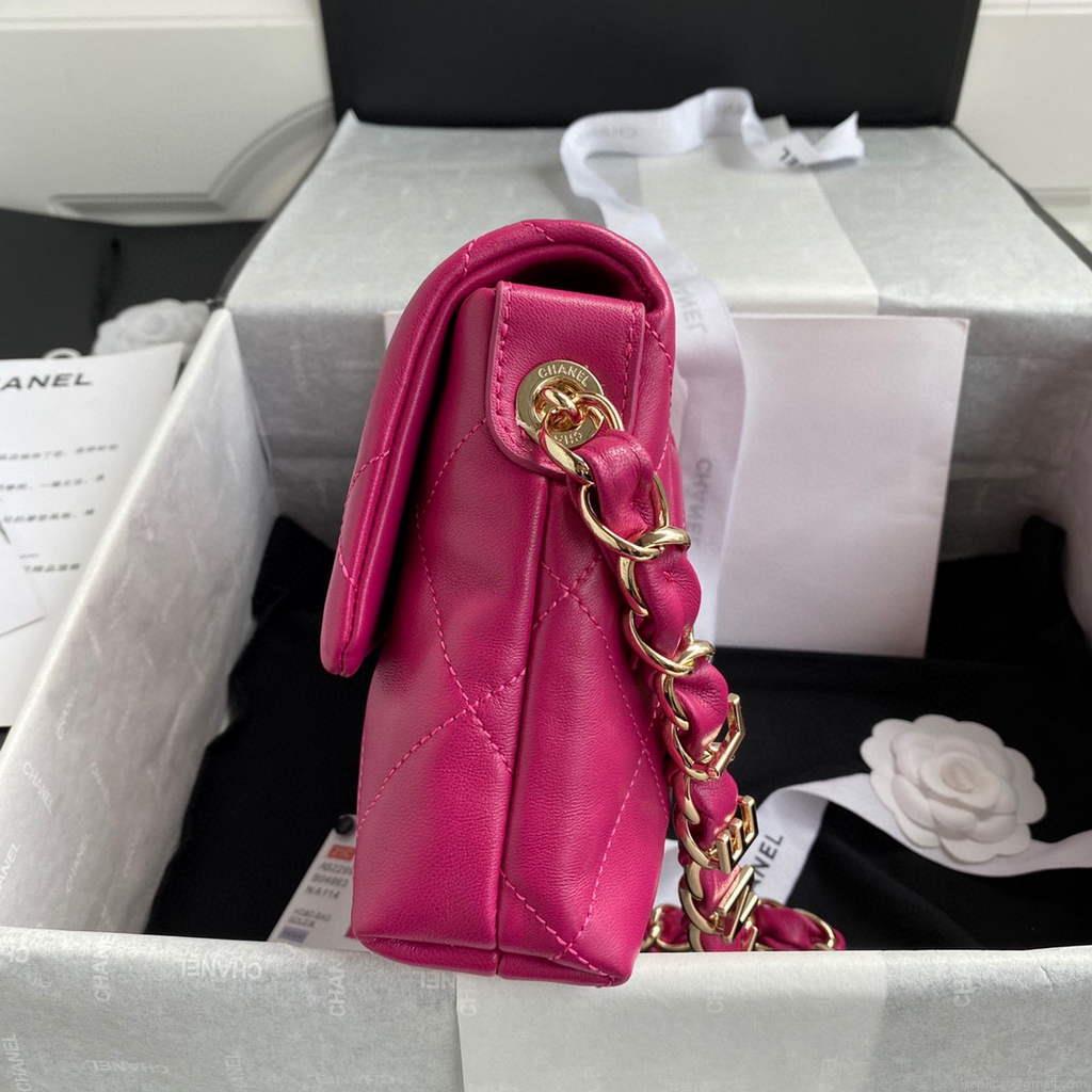 Chanel AS2299 Flap Bag Shoulder Purple