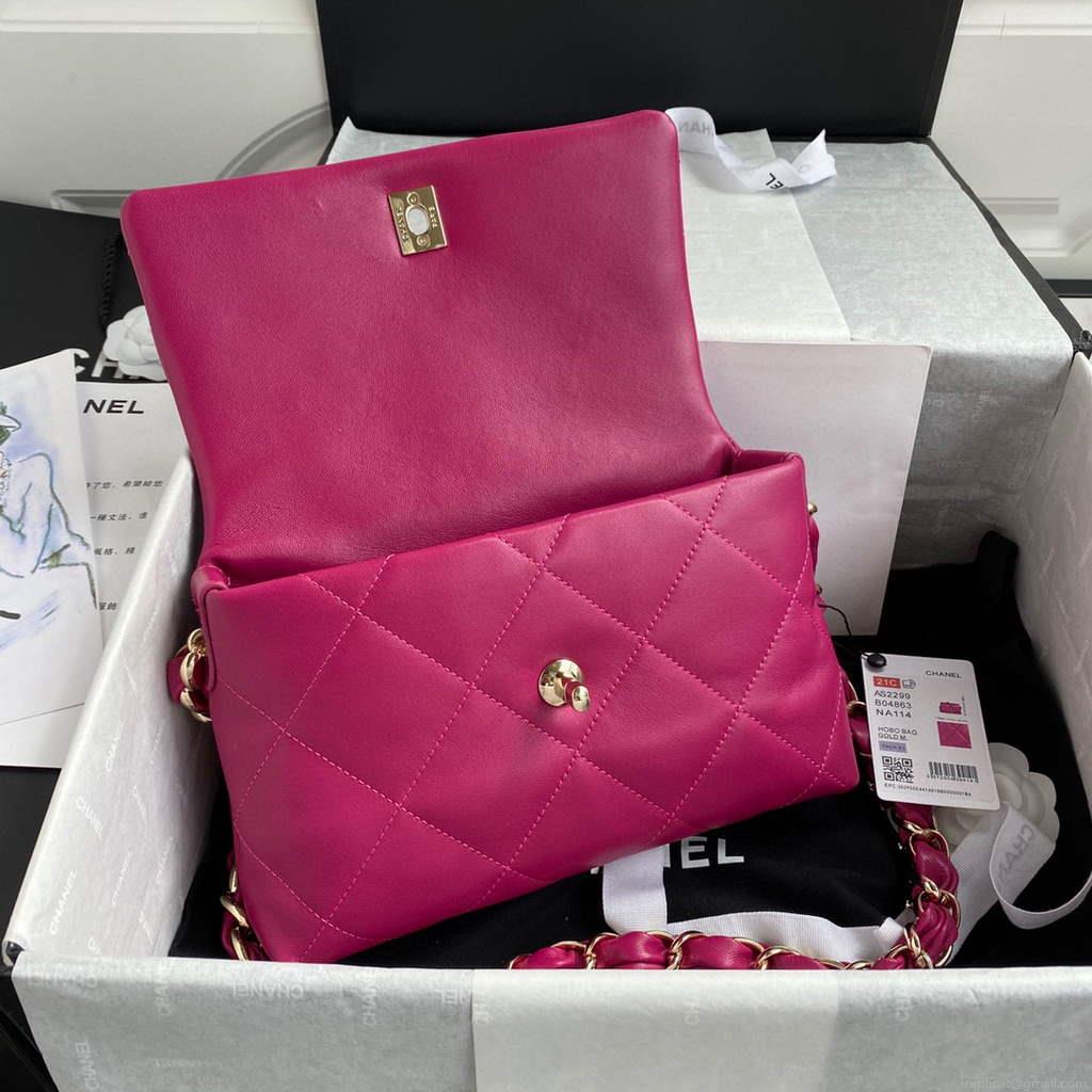 Chanel AS2299 Flap Bag Shoulder Purple