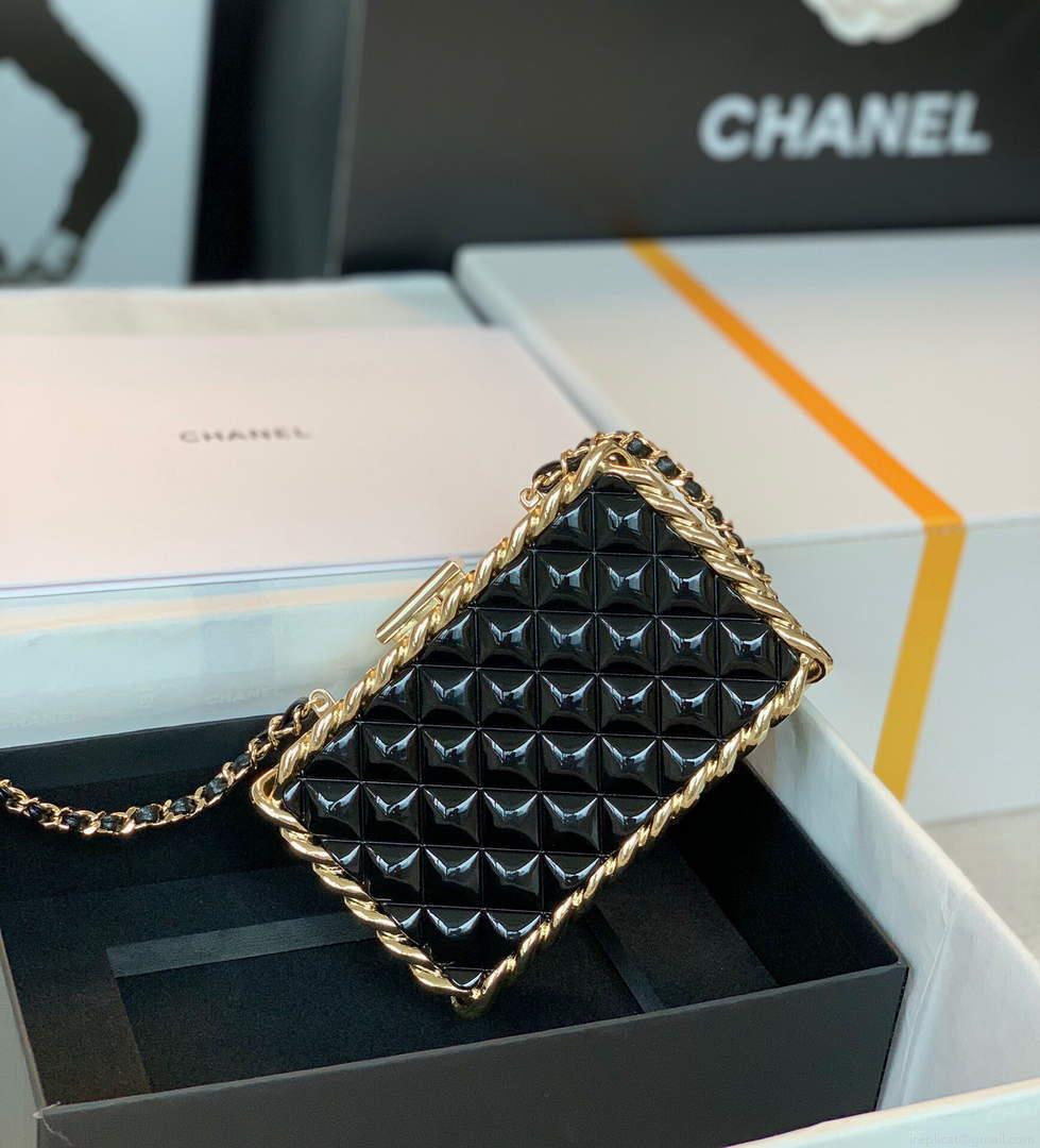 Chanel Acrylic Evening bag Chanel Vanity Case Box Bag