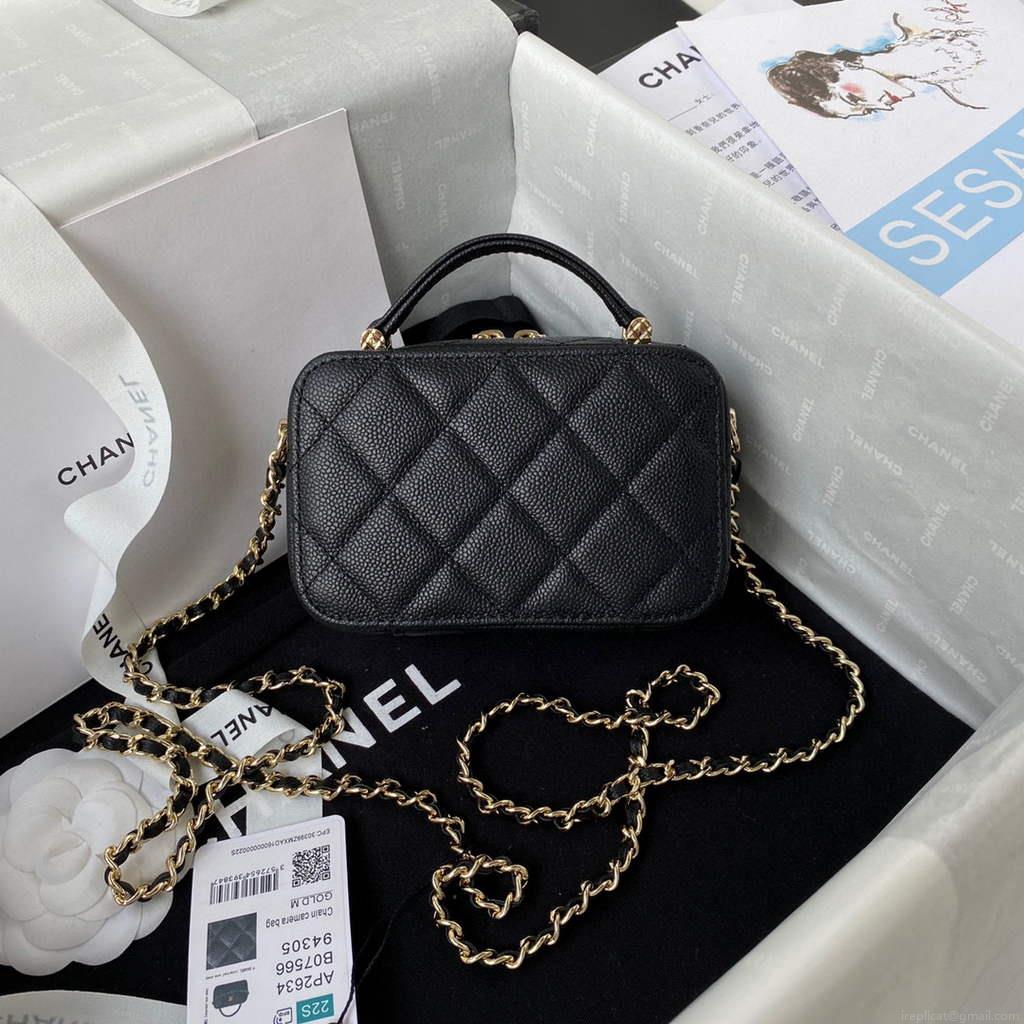 Chanel AP2634 Small Vanity with Chain Bag Black