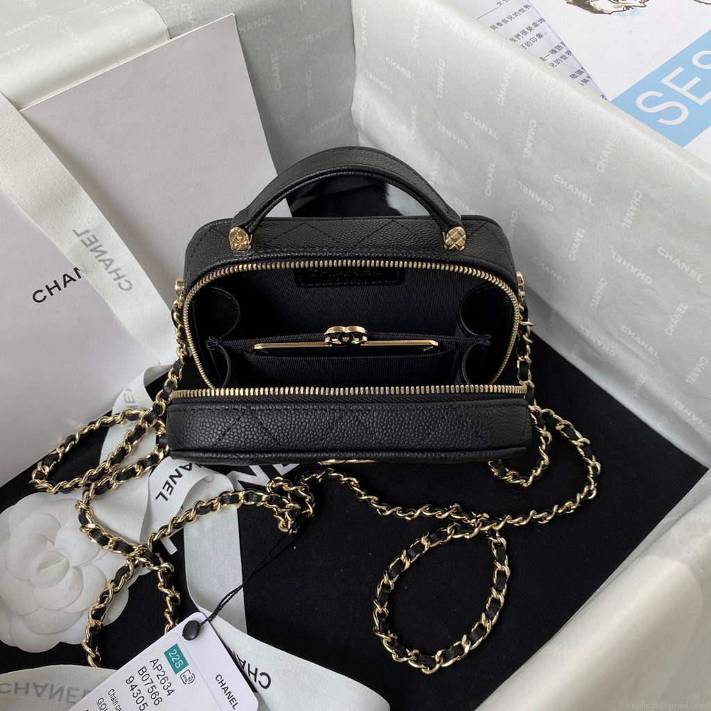Chanel AP2634 Small Vanity with Chain Bag Black