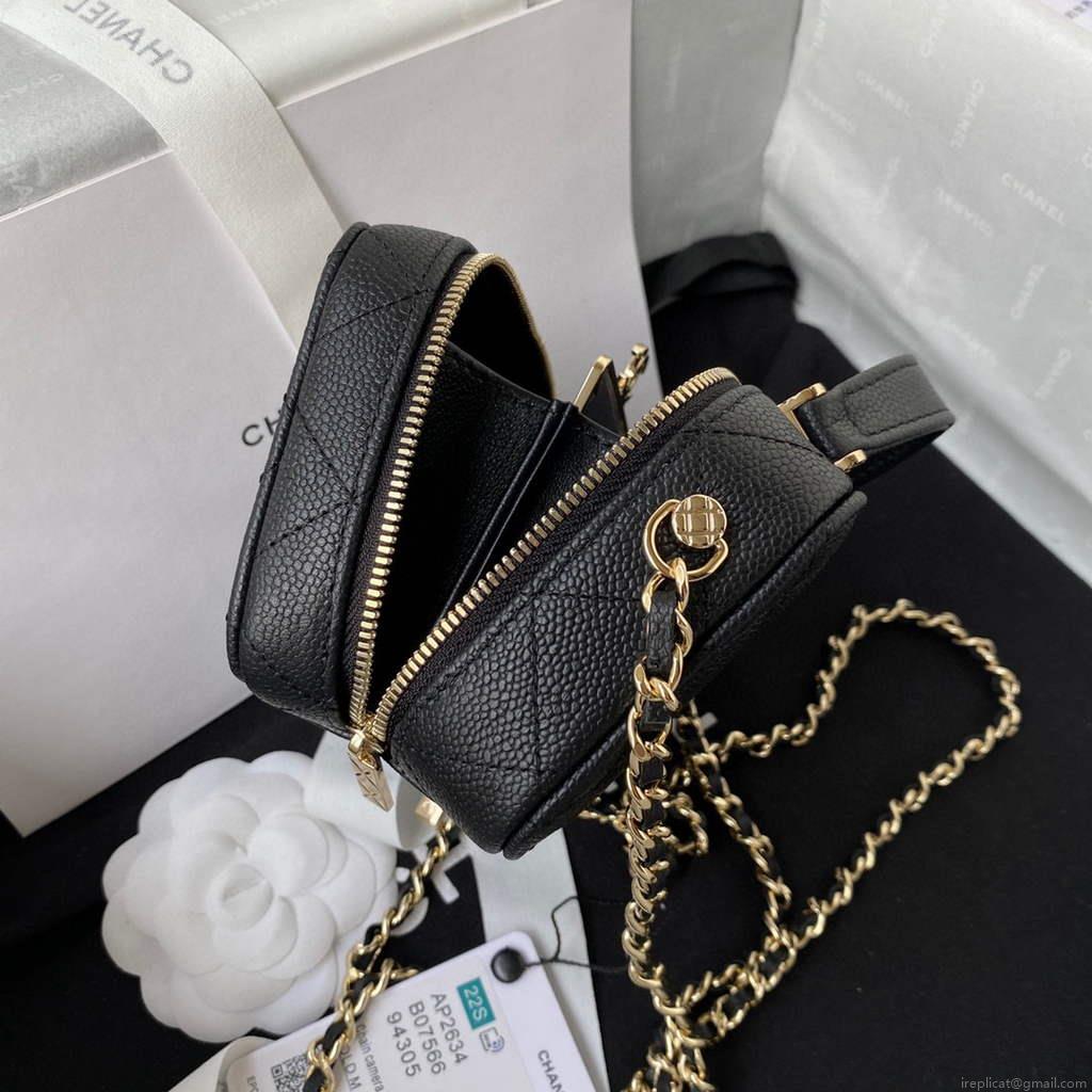 Chanel AP2634 Small Vanity with Chain Bag Black