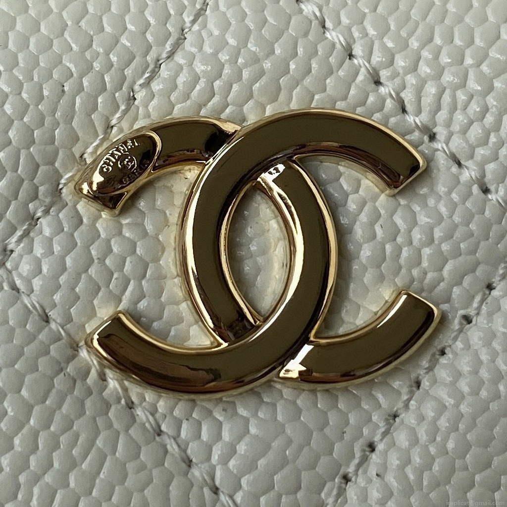 Chanel AP2634 Small Vanity with Chain Bag White