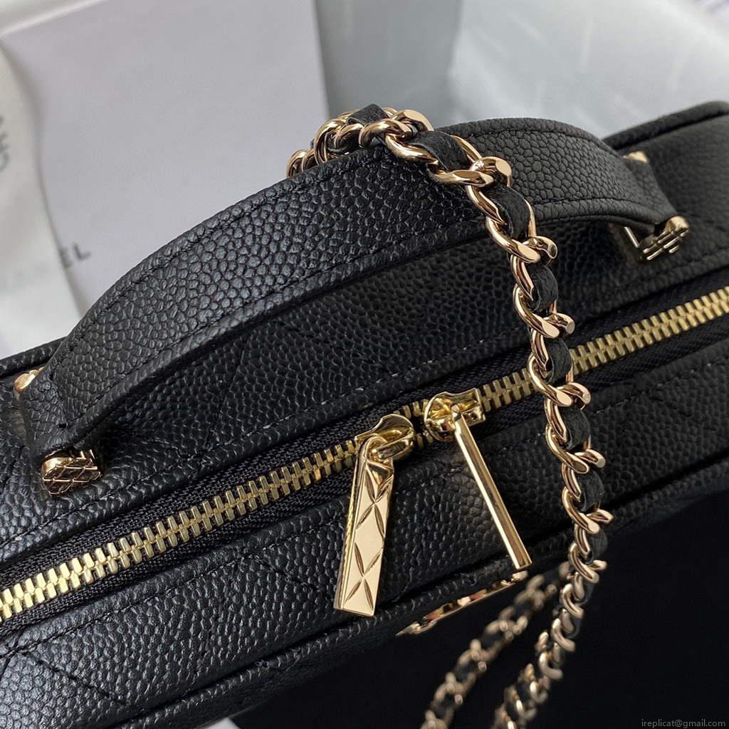 Chanel AS3168 Vanity with Chain Bag Black
