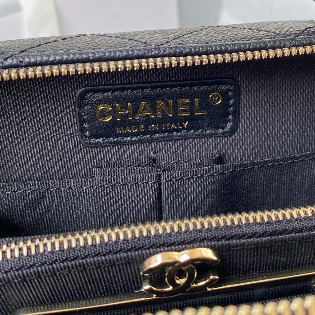Chanel AS3168 Vanity with Chain Bag Black