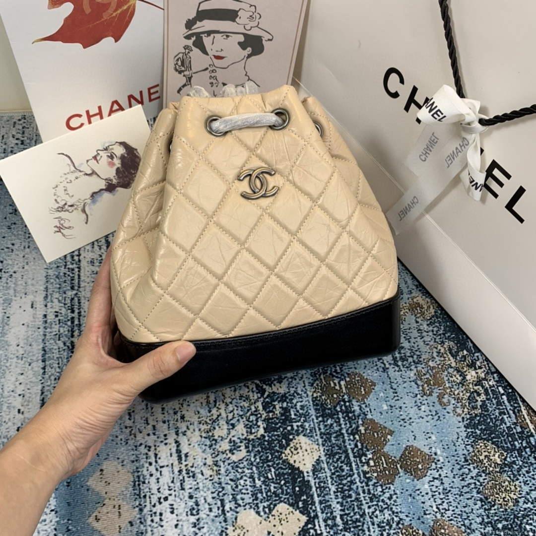 Chanel A94485 Gabrielle Backpack Apricot