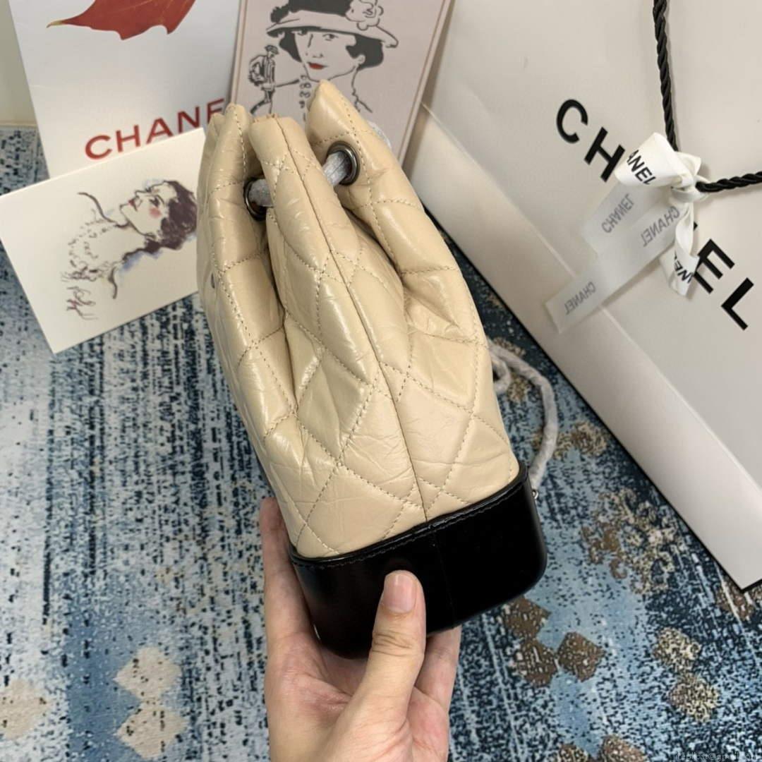 Chanel A94485 Gabrielle Backpack Apricot