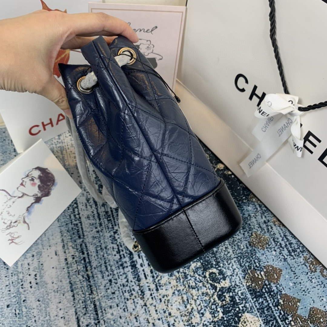 Chanel A94485 Gabrielle Backpack Navy Blue