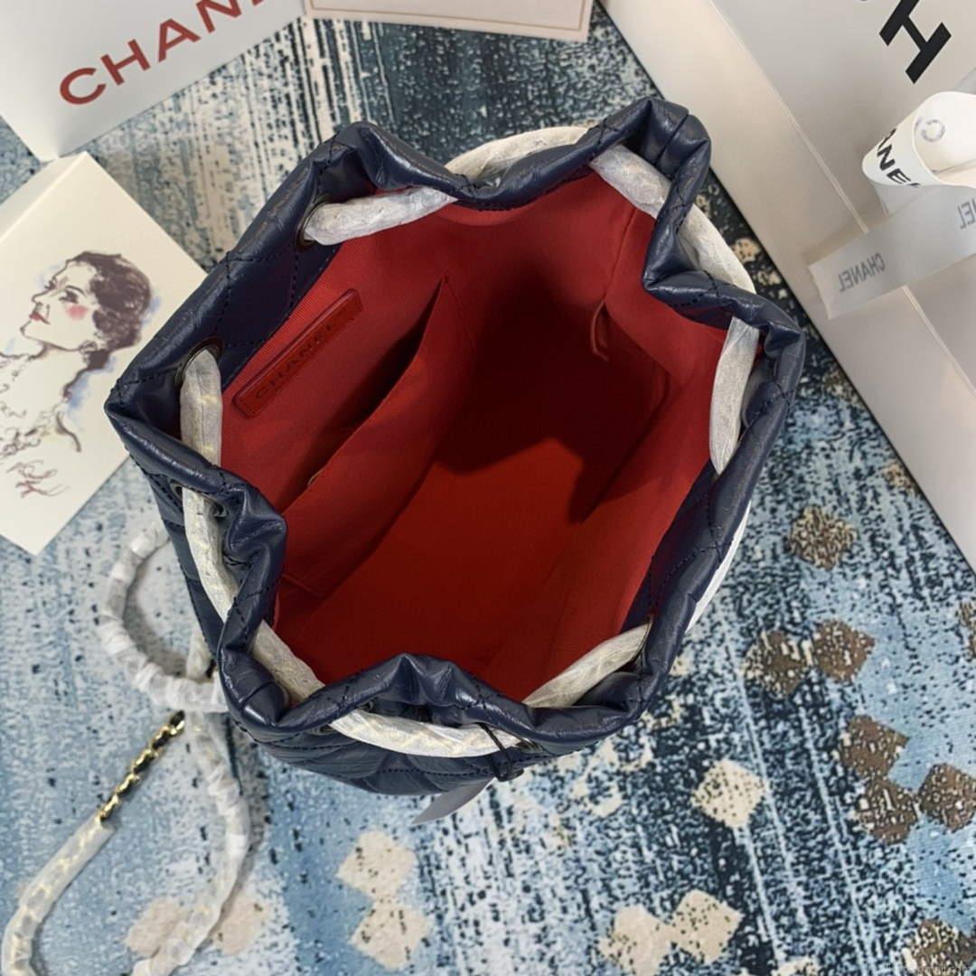 Chanel A94485 Gabrielle Backpack Navy Blue