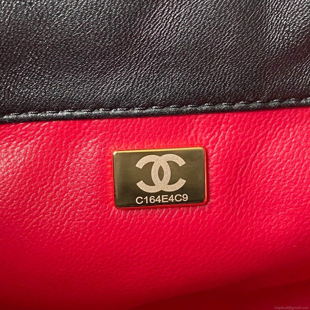 Chanel Bucket Bag Lambskin AS3116 Black