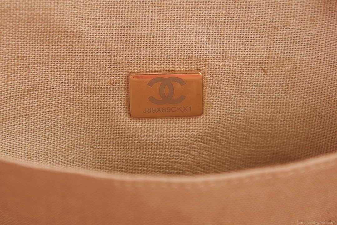 Chanel A66941 Large Shopping Bag Calfskin Coral Pink