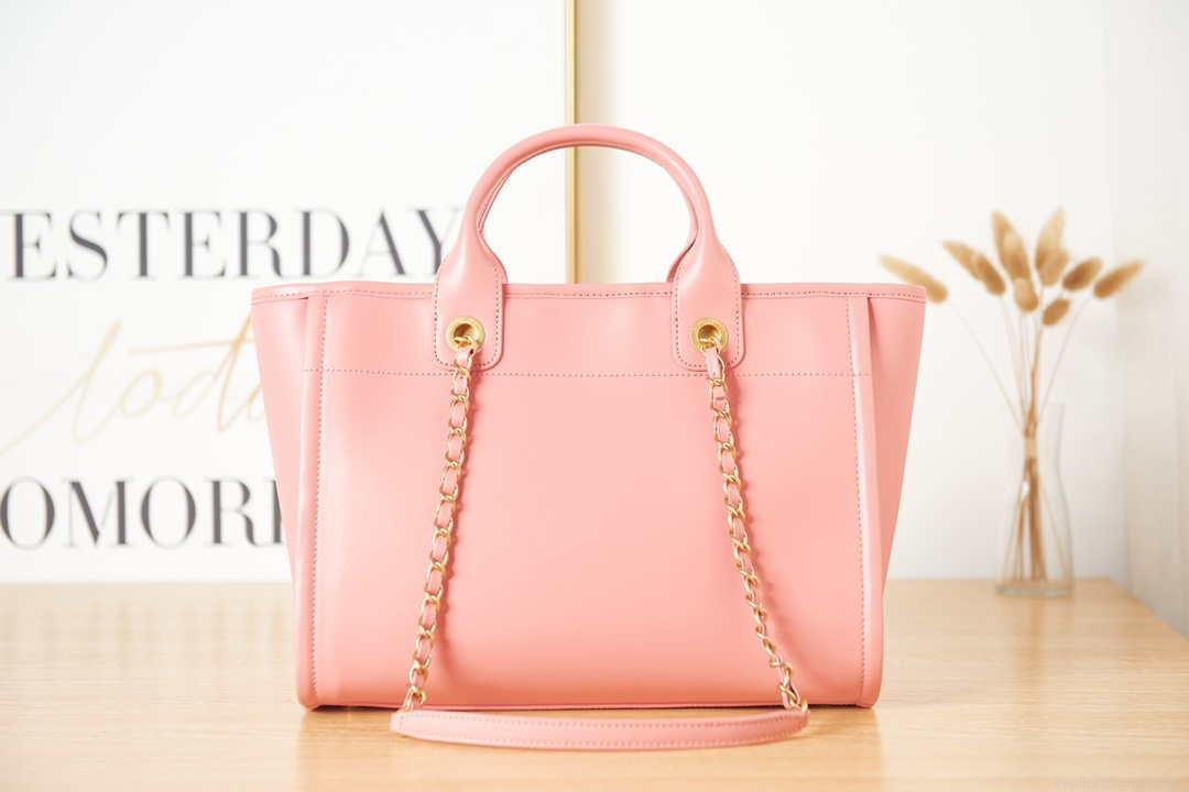 Chanel AS3257 Small Shopping Bag Calfskin Core Pink