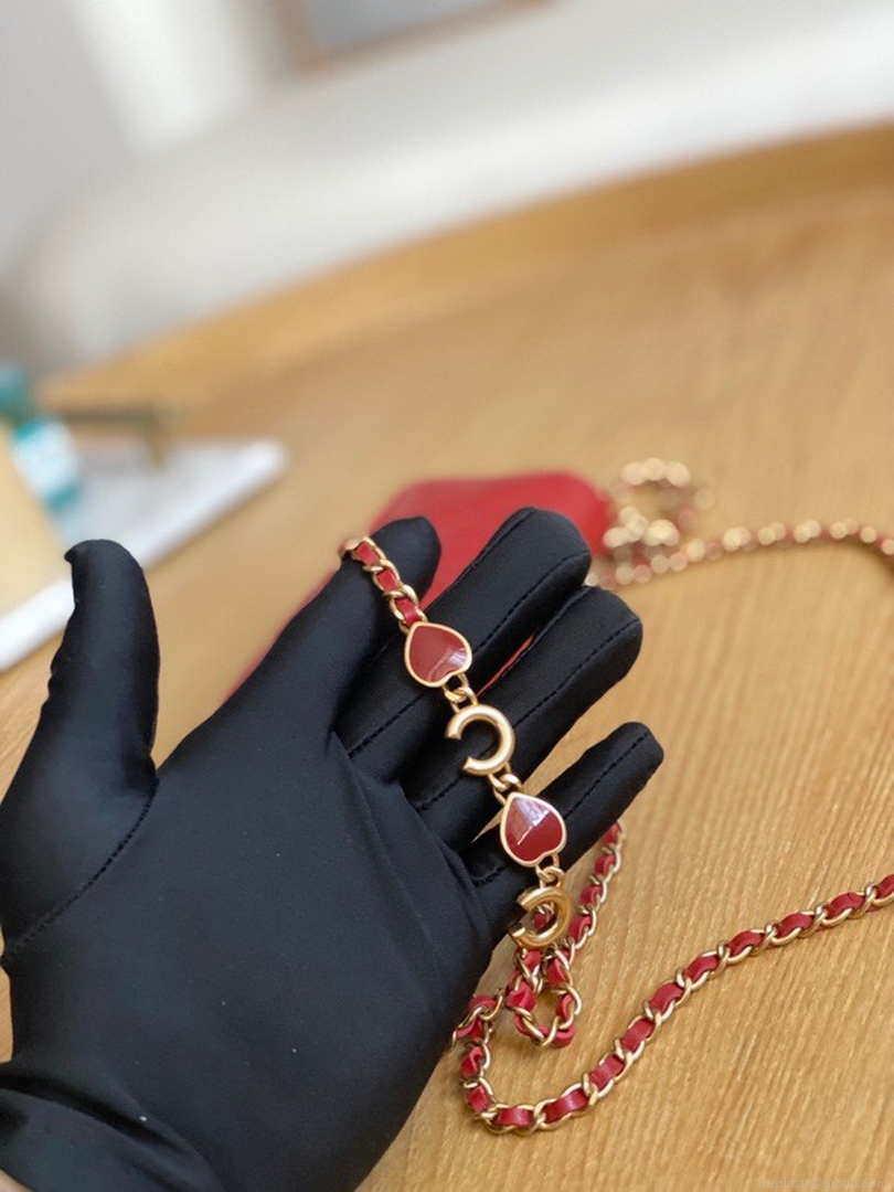Chanel AP3036 Clutch With Chain lambskin Red