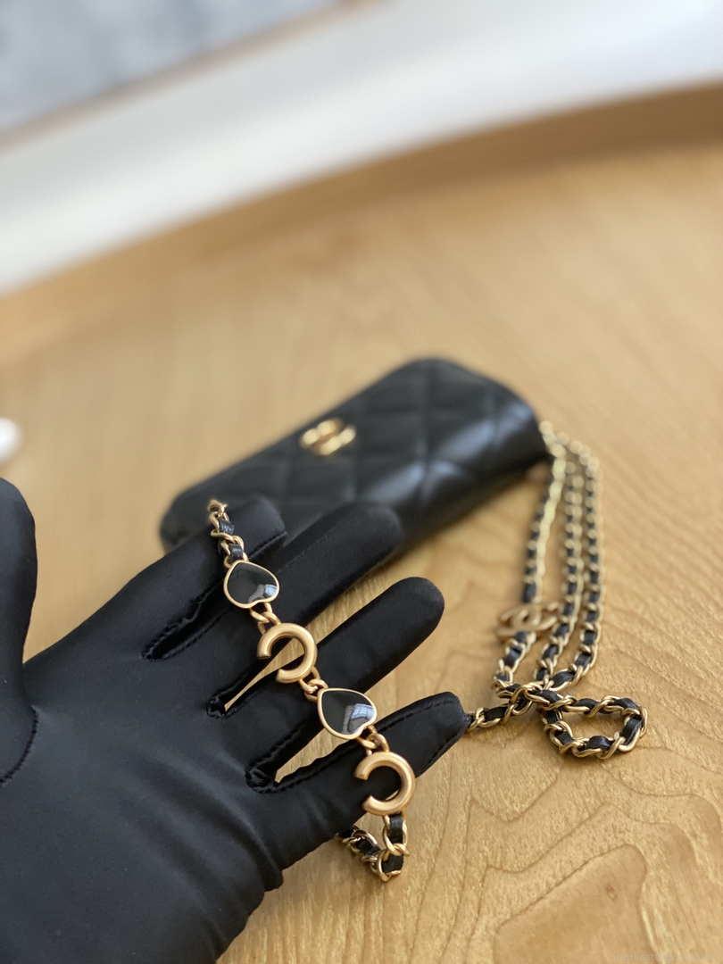 Chanel AP3036 Clutch With Chain lambskin Black