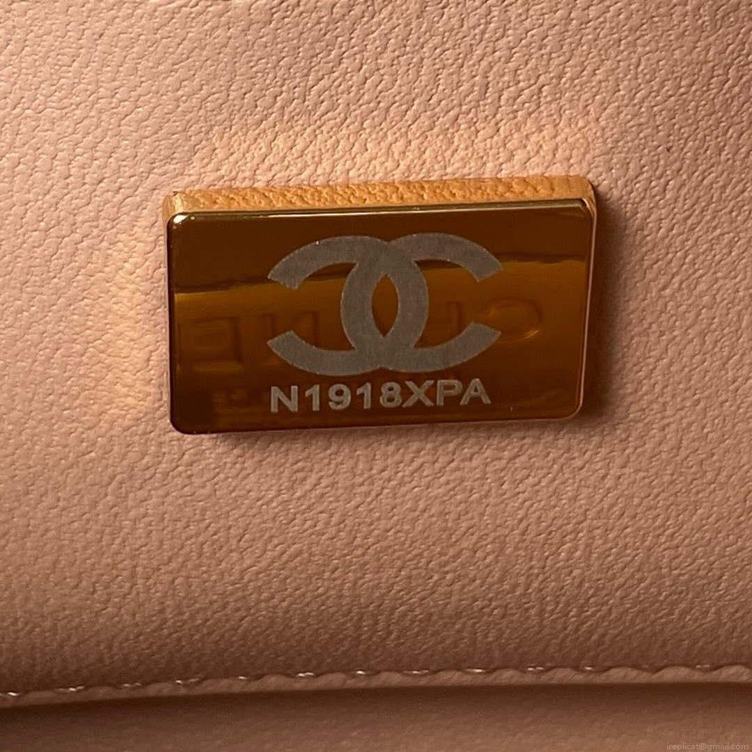 Chanel AS3973 Small Vanity Case Lambskin bag Nude Pink