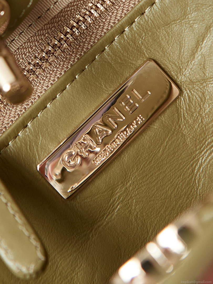 Chanel 31 mini Shopping Chain Lambskin leather AS4133 Bag Green