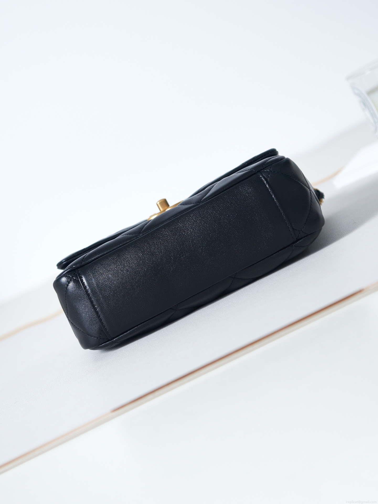 Chanel AS4305 Small Flap bag 23K Lambskin Black