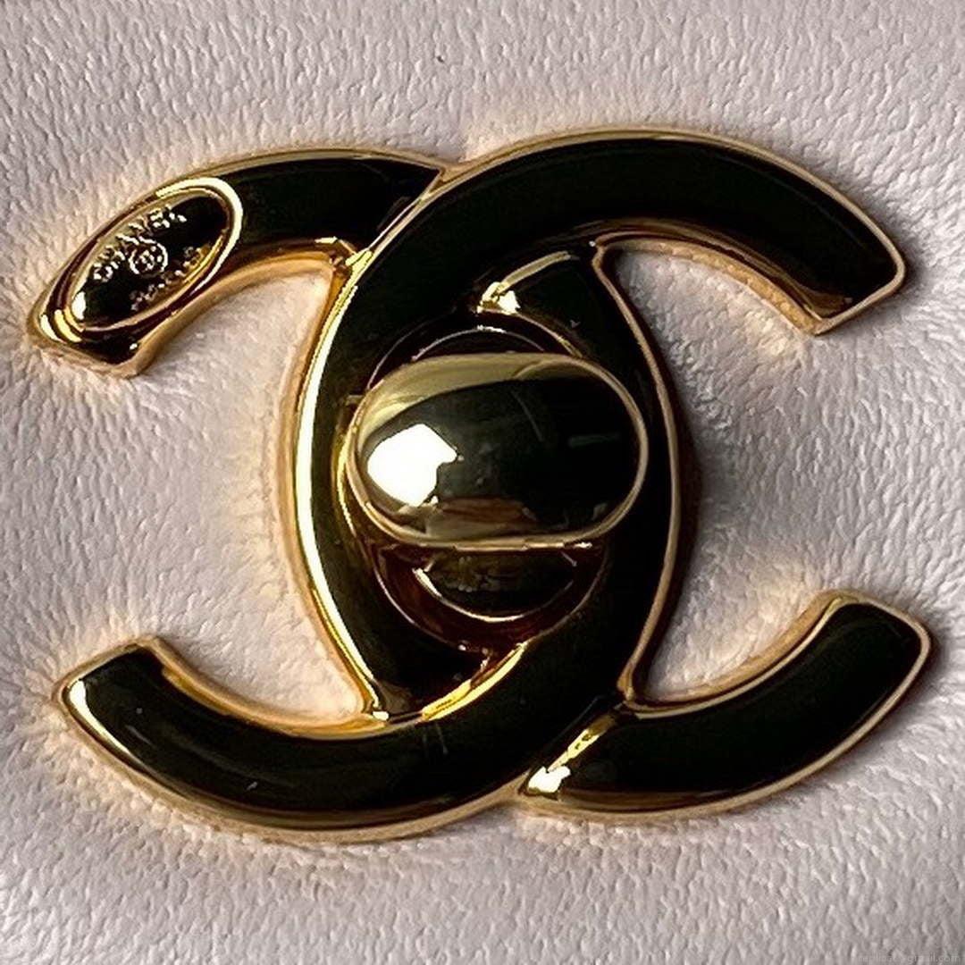 Chanel AS4848 Mini Flap bag With top handle Pink