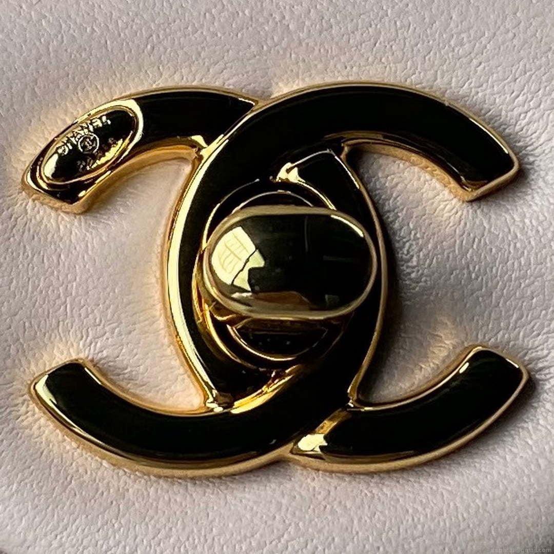 Chanel AS4847 Mini Flap bag With top handle Pink