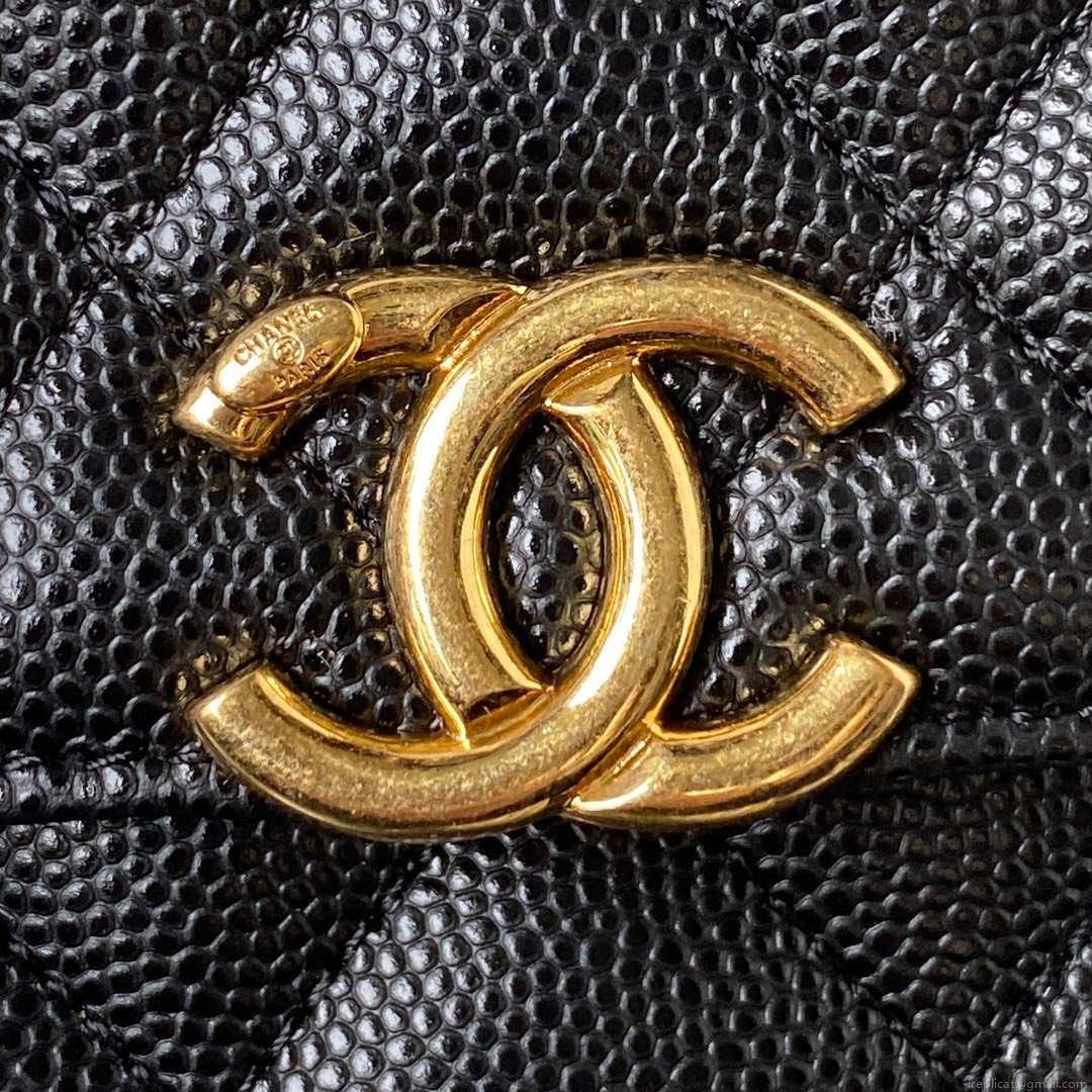 Chanel AP3021 Mini Flap Bag WOC Calfskin Phone bag Black
