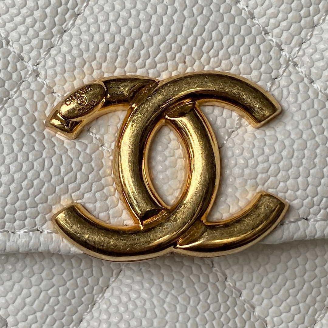 Chanel AP3021 Mini Flap Bag WOC Calfskin Phone bag White