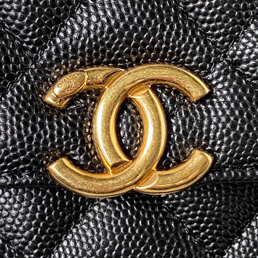 Chanel AP3019 Small Flap Bag WOC Calfskin Phone bag Black