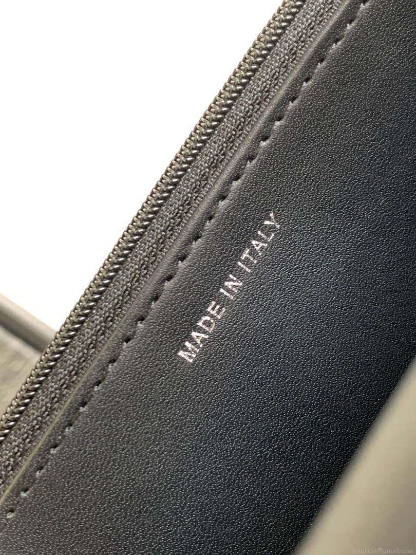 Chanel AP3645 Woc Wallet on Chain Black Shiny Crumpled Calfskin Strass & Ruthenium Finish Metal