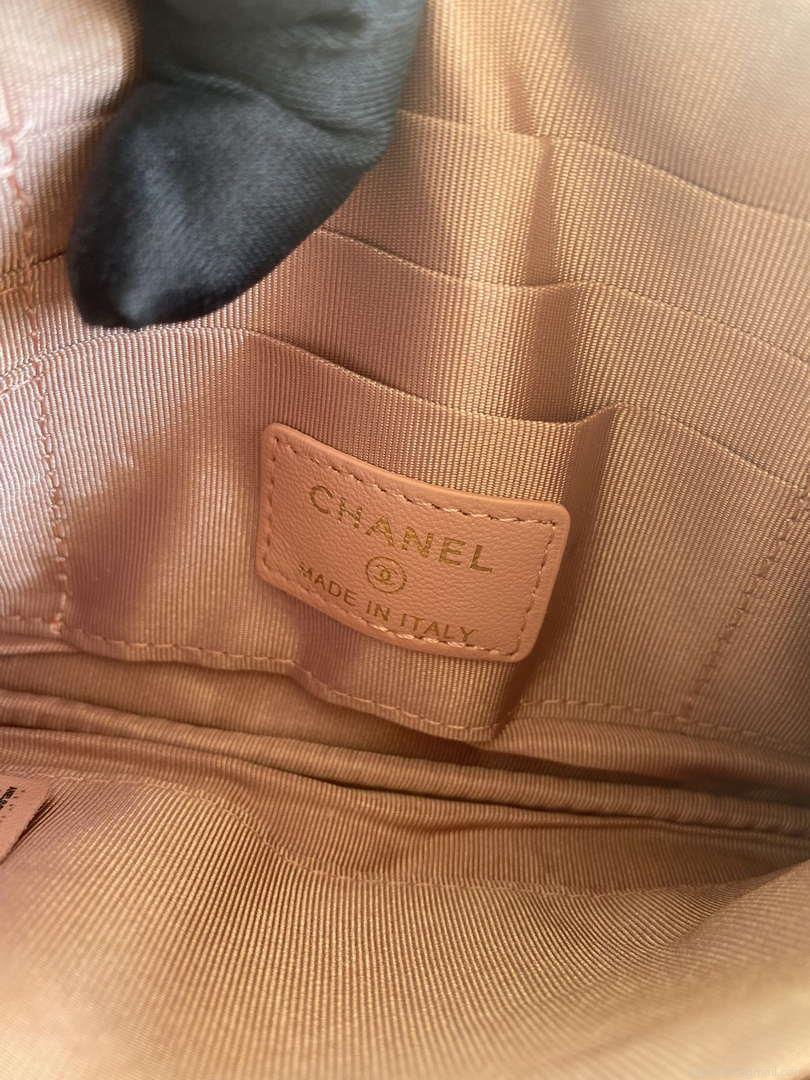 Chanel AP1059 Pouche Lambskin bag Wallet Card Holder Pink