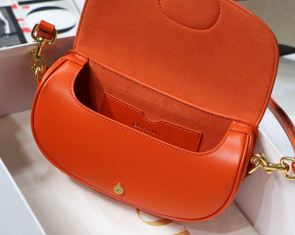 Dior M9327 dior Bobby bag East West Box Calfskin Orange