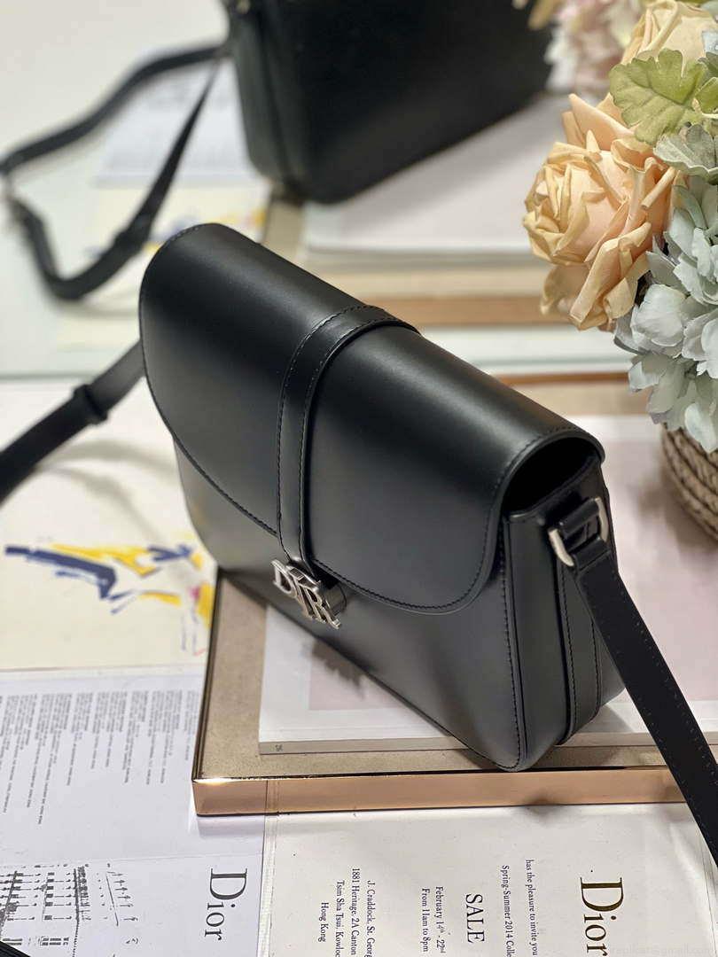 Dior M0051 Crossbody Men Bag Smooth Calfskin Black