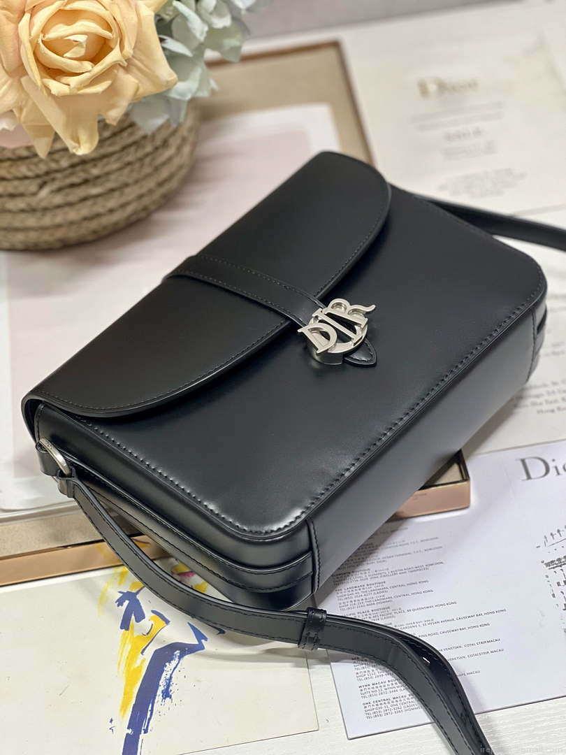 Dior M0051 Crossbody Men Bag Smooth Calfskin Black