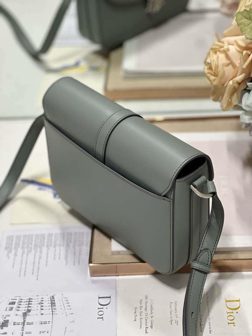 Dior M0051 Crossbody Men Bag Smooth Calfskin Gray