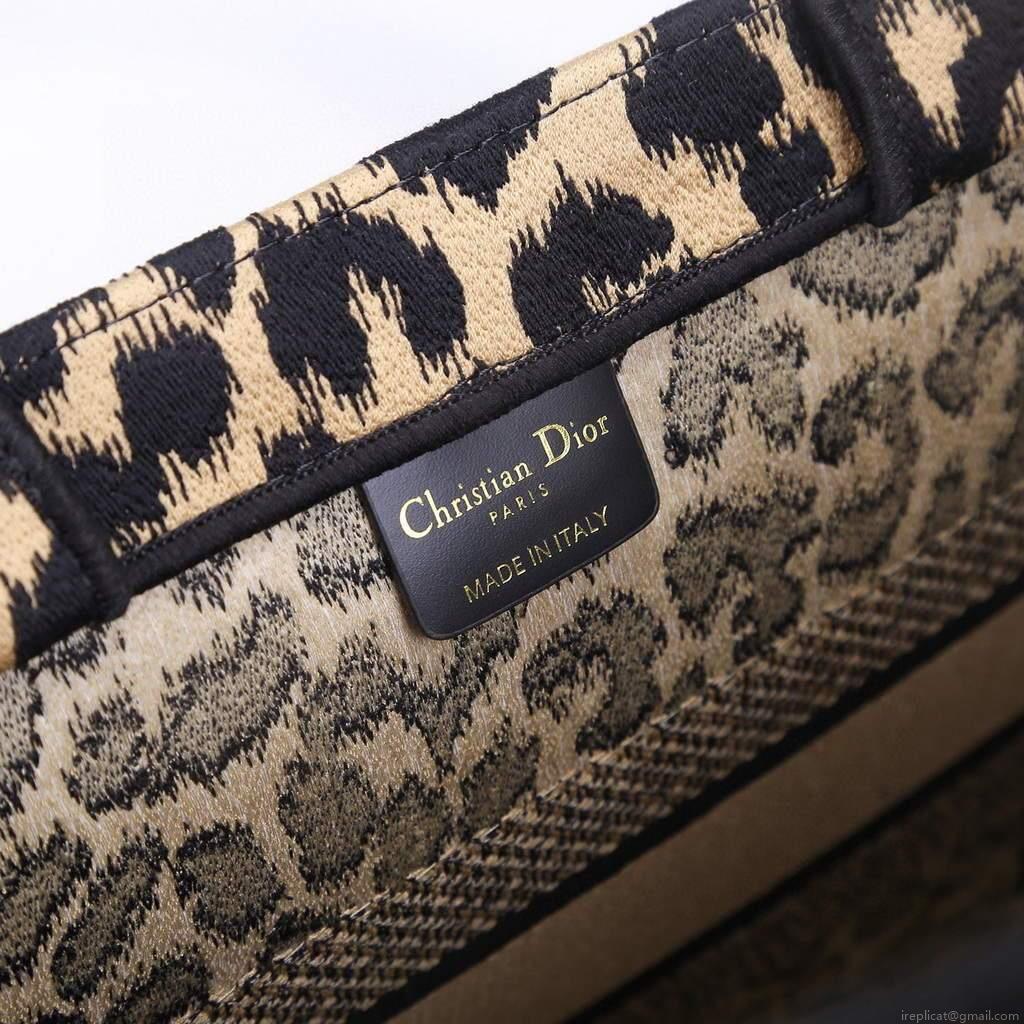 Dior M1286 Dior Book Tote Beige Multicolor Mizza Embroidery