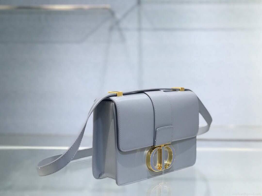 Dior M9204 Dior 30 Montaigne Box Bag Calfskin Light Blue