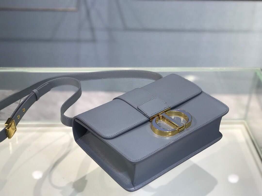 Dior M9204 Dior 30 Montaigne Box Bag Calfskin Light Blue