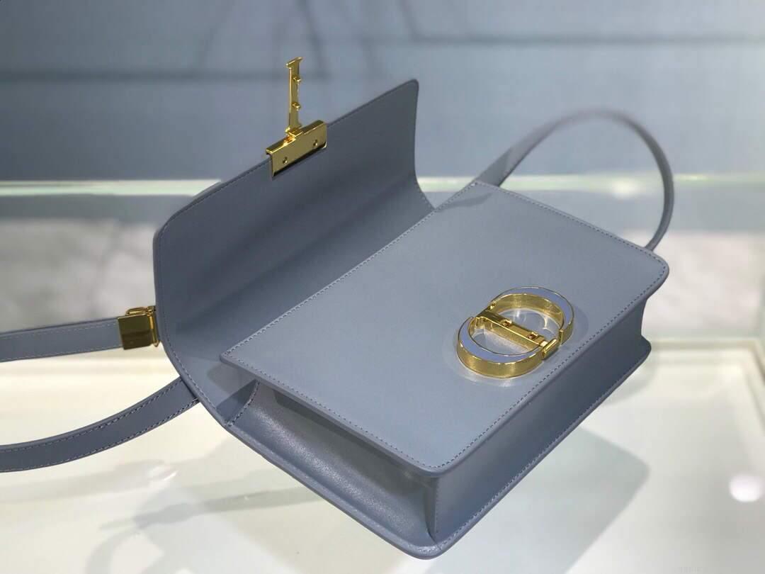 Dior M9204 Dior 30 Montaigne Box Bag Calfskin Light Blue