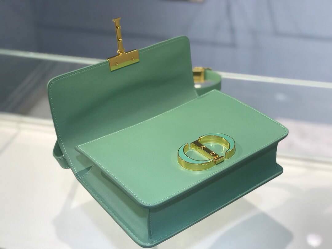 Dior M9204 Dior 30 Montaigne Box Bag Green Box Calfskin