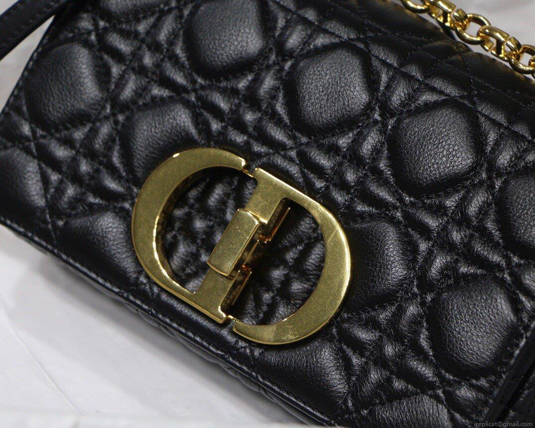 Dior M9241 Dior Small Dior Caro Bag Black