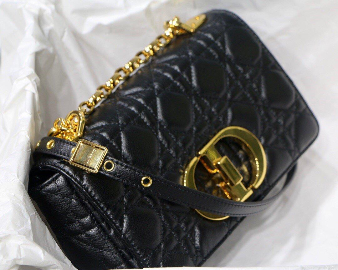 Dior M9241 Dior Small Dior Caro Bag Black