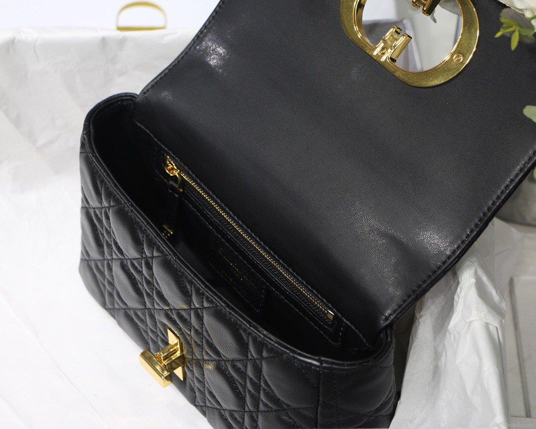 Dior M9241 Dior Small Dior Caro Bag Black