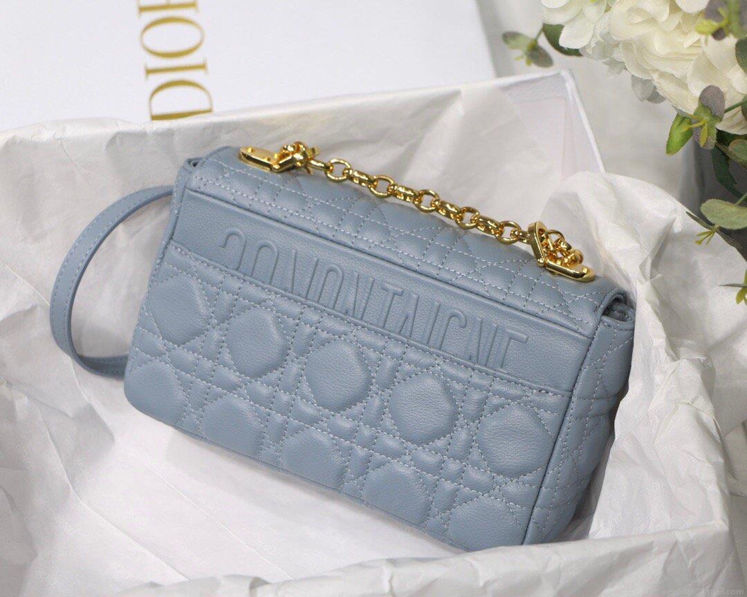 Dior M9241 Dior Small Dior Caro Bag Blue