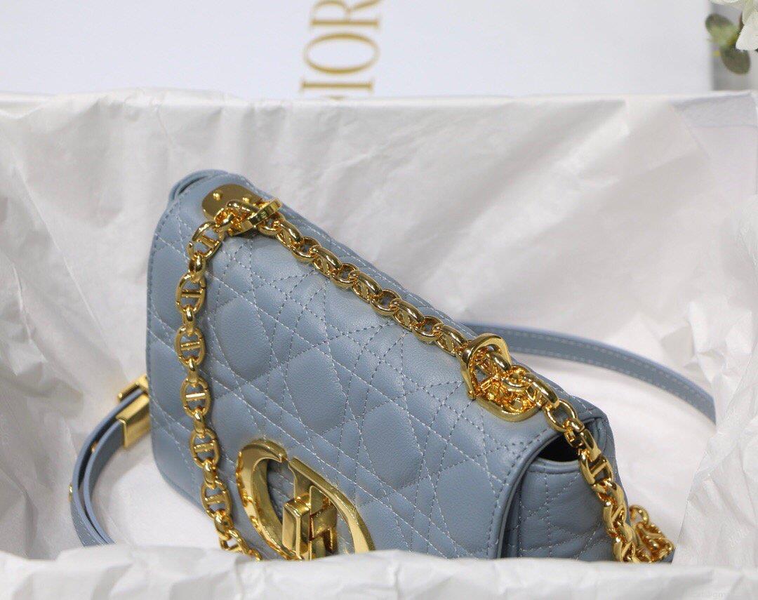 Dior M9241 Dior Small Dior Caro Bag Blue
