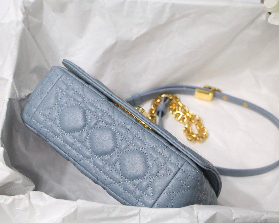 Dior M9241 Dior Small Dior Caro Bag Blue